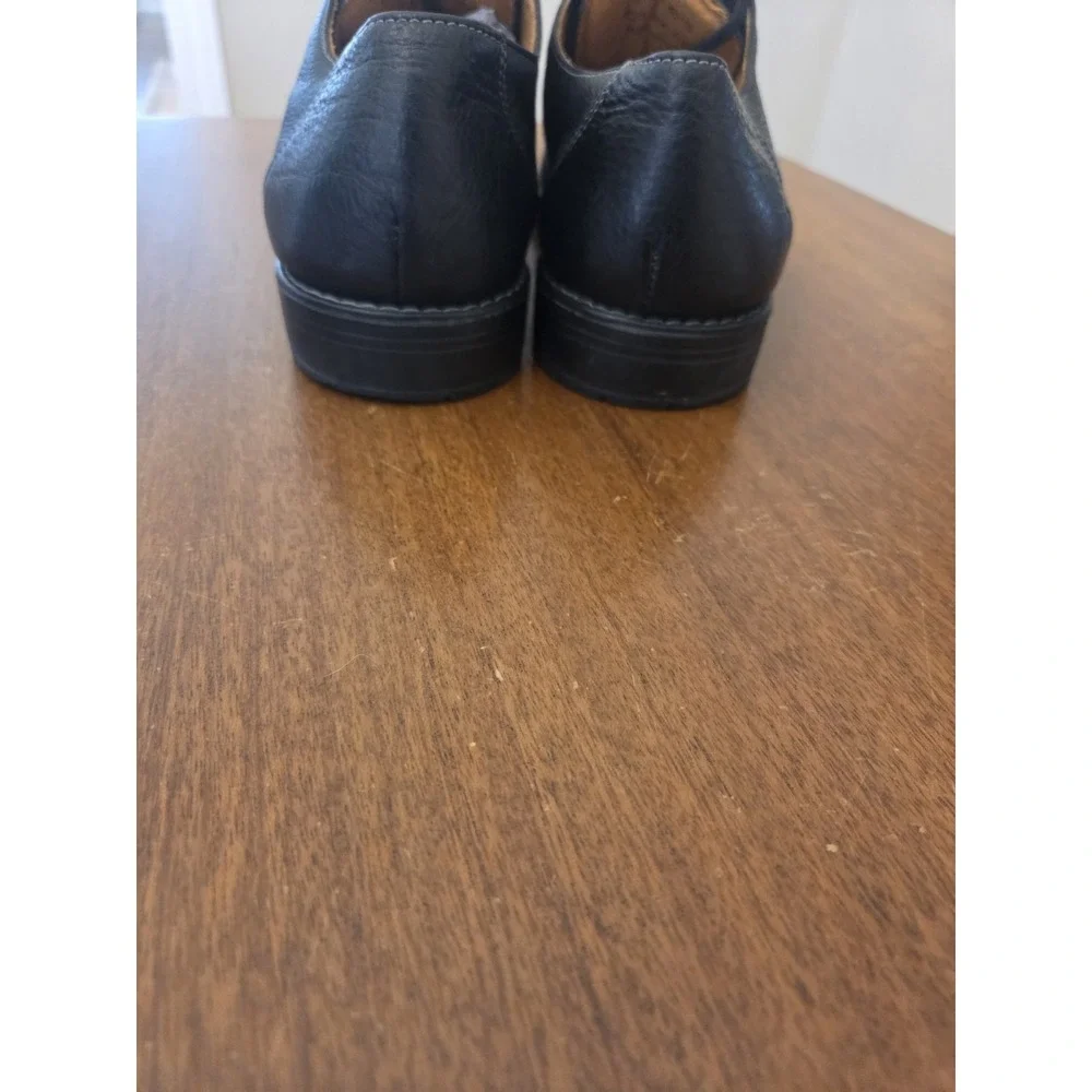 sandro moscoloni Cap Toe‎ Derby Men's 9.5d Dress Shoes Black 17305